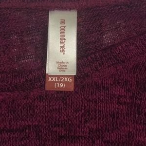 **$5**  2XL no boundaries top